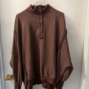 Men's Chocolate Brown Turtleneck Sweater